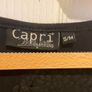 Capri Clothing Black and Chartreuse Floral Long Sleeve Tunic Image 2