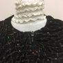 Black Sequin Designer Joseph Ribkoff Jacket 10/12 Image 8