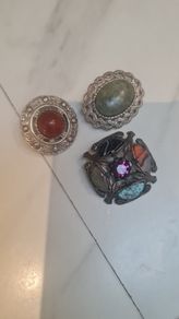 vintage Scottish brooches