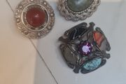 vintage Scottish brooches