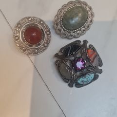 vintage Scottish brooches