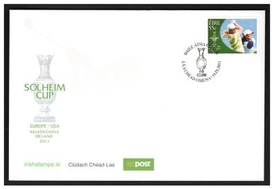 2011 Ireland The Solheim Golf Cup Commemorative Stamp An Post First Day Cover (FDC)