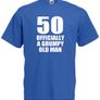 50 Officially A Grumpy Old Man T-Shirt, Funny 50th Birthday Gift Image 2