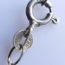 Victorian Sterling Silver 925 Triple Spinning Fob Pendant with  Chain (Onyx Agate Carnelian Spinning Fob) length 19" - 5g Image 10