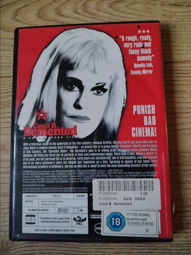 DVD Cecil b Demented & Crybaby