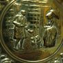 Vintage Brass Wall Plate Image 2