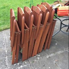 wooden garden chairs