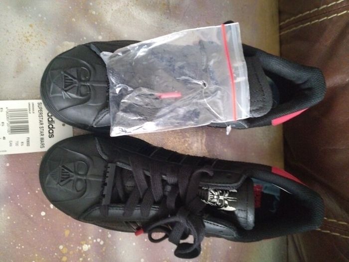 Adidas Superstar Star Wars Darth Vader Trainers Very Very Rare New Boxed
