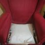 2 Vintage Wingback Armchairs Image 8