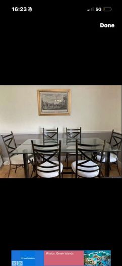 tables and chairs