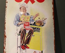 Oxo Tin Metal sign