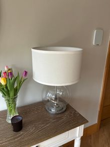 Large Glass Table Lamp