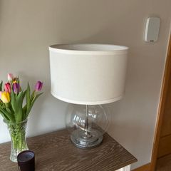Large Glass Table Lamp