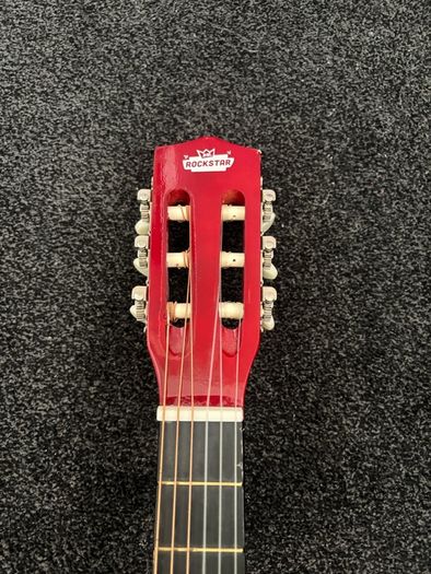 Gear4Music Hard Case and Rockstar Jnr. Classical Guitar