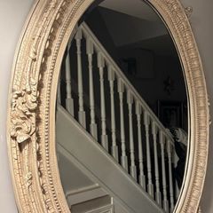 mirror beautifully carved oval French style
