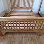 Solid Oak Bed frame 4 foot 6 in size Image 3