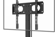 Universal TV Stands, Table Top TV Stand, Pedestal TV Stand for Most 17 55inch Screens, Height Adjustable TV Base Stand with Tempered Glass Base and Wire Management, Hold up to 40kg, VESA 75/400mm