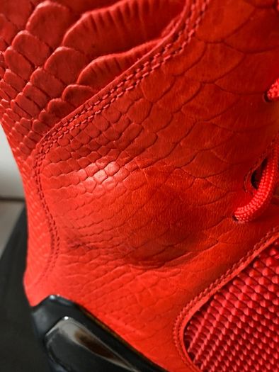 Nike Kobe 9 High Krm Red Mamba Qs Snakeskin Uk 11/ Us 12 Deadstock