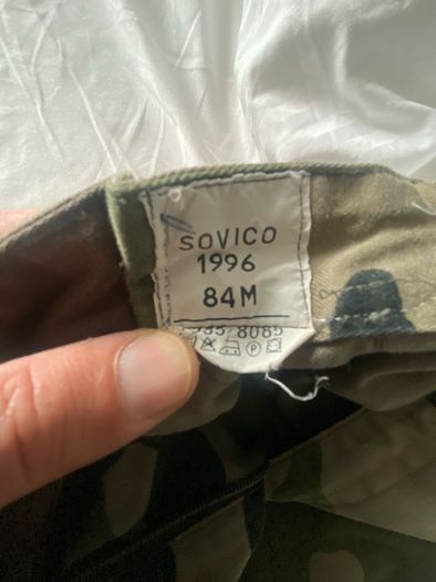 Military surplus camo uniform