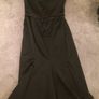 Coast black satin boned dress Image 2