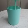 TRONCO Glass Tumbler with Bamboo lid Silicone Sleeve and Straw Image 10