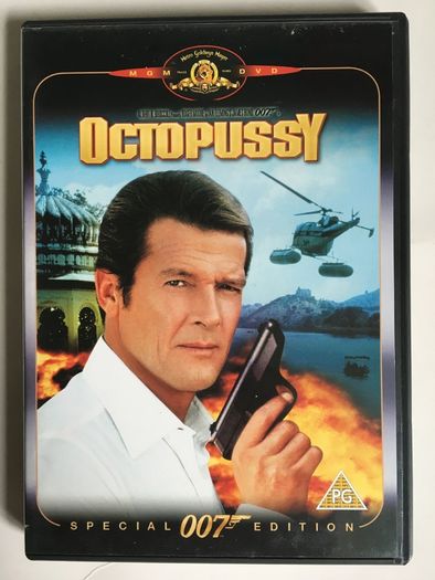 007 James Bond - Octopussy [1983] Roger Moore, Maud Adams, Louis Jourdan, Desmond Llewelyn, Lois Maxwell & Kristina Wayborn [Movie DVD]