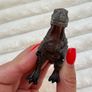 Bullyland Prehistoric TYRANOSAURUS Dinosaur Jurassic mini Figure Used Please look at the pictures Image 4