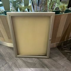 Wall-mounted outdoor menu displa