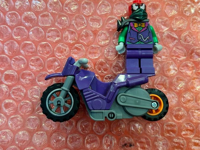Lego Purple Bike With Joker Figure With Carnage Head For Sale in ...