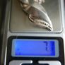 Vintage Sterling Silver 925 Twist Leaf Blade Pendant Long Necklace 7,1g length - 20" Image 9