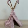 Play Tipi Tent for Dolls in Dusty Pink N74 Image 5