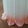 Vintage Frosted White and Pink Glass Shade Image 4