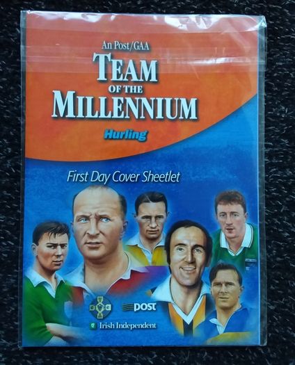 Ireland Mint Stamps : GAA Hurling Team of The Millennium - First Day Cover Sheetlet Collection 2000 - MNH