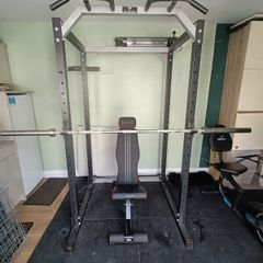 Hit Fitness Power Rack + 190kg weight