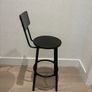 2 Black Bar Stools Image 3