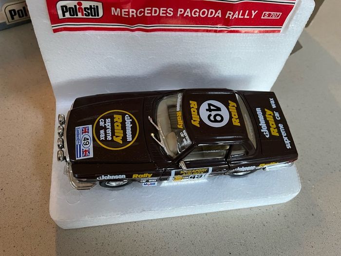 Mercedes 450 SL Pagoda Rally 1/25 Polistil Rare