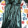 Green Velvet knee length dress M Image 5