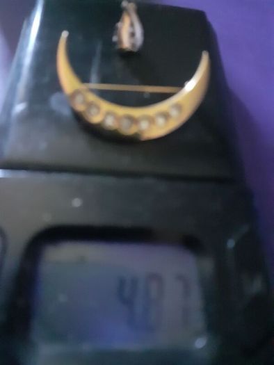 gold broach