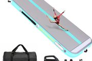 Gymnastics Mat 3M Inflatable Air Track Tumbling Mat 10CM High Air Training Mats with Electric Air Pump for Home Use Gym Yoga Water Fun (FREE POSTAGE)