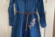 girls denim dress