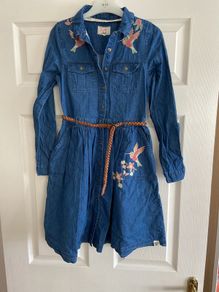 girls denim dress