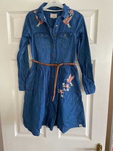 girls denim dress