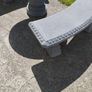 Freshly Refurbished 3-Piece Concrete Garden Set in Anthracite Grey Image 6