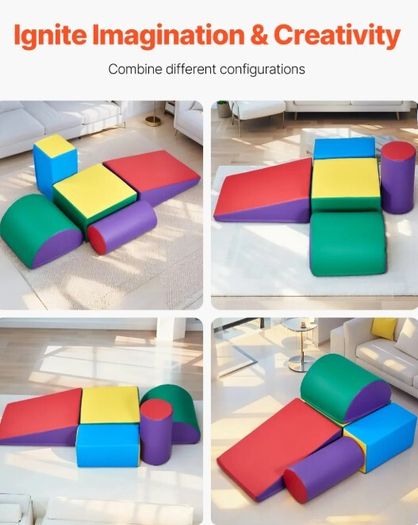 Kids Foam Climbing Toys 5 Piece Set Indoor