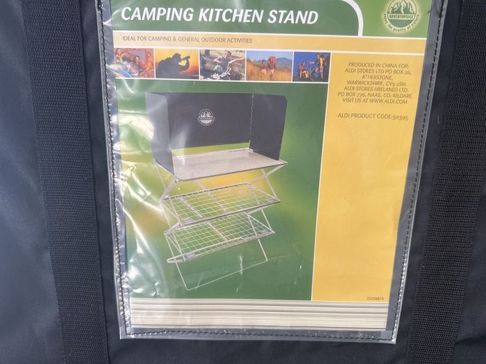 camping kitchen stand
