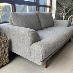 2 seater grey sofa