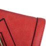 New Stylish Red - Strong Pu Leather Purse With Metal Bar Image 3