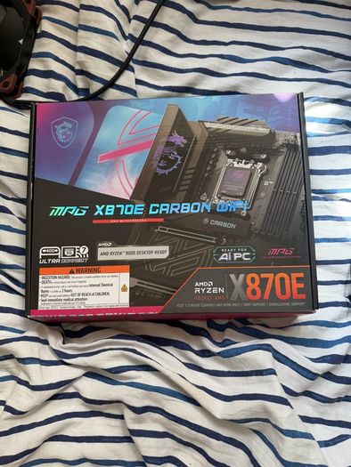 MSI MPG X870E carbon wifi motherboard