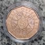 Austria 5 Euro Copper Uncirculated Coin 2024 - World Champion - Christmas Image 2