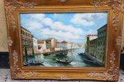 Large Vintage Hardboard Painting